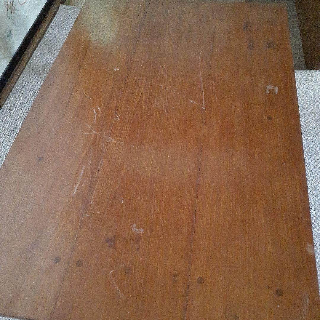 文机　木製机　古道具　古民家　ローテーブル