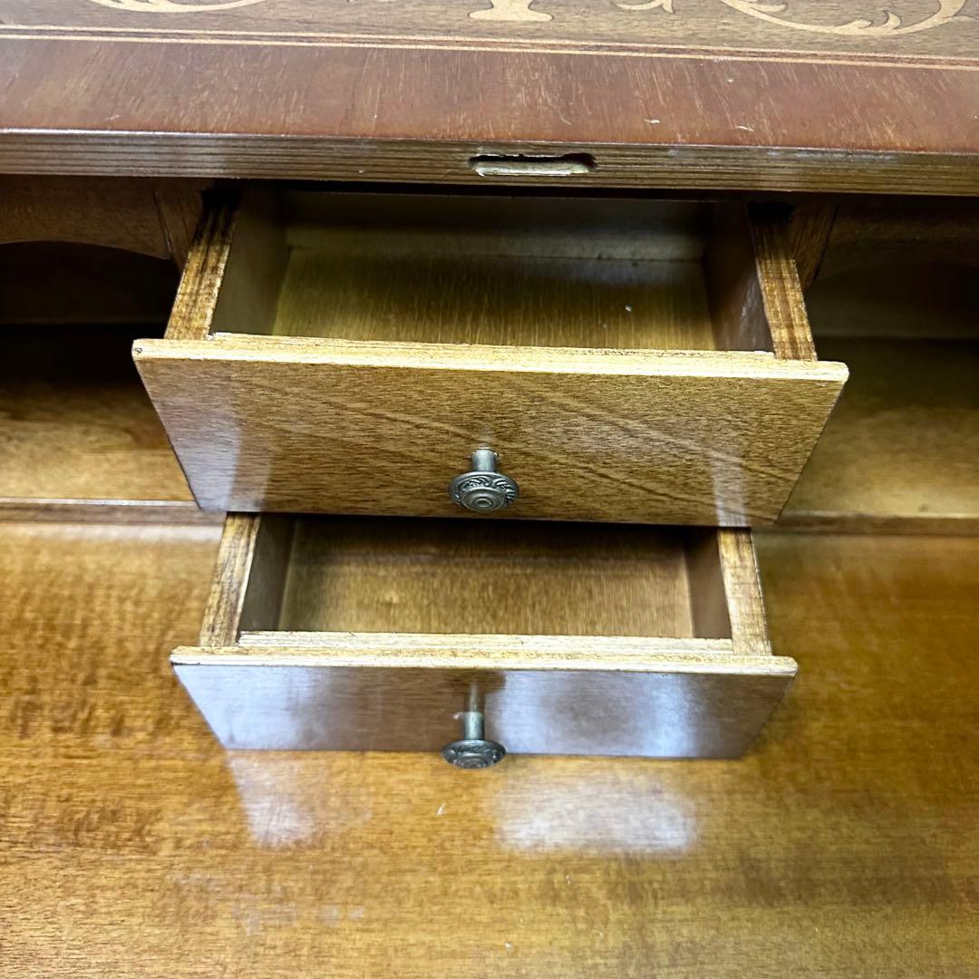 Tarocco ライティングビューロー　キャビネット　イタリア製　象嵌 猫脚