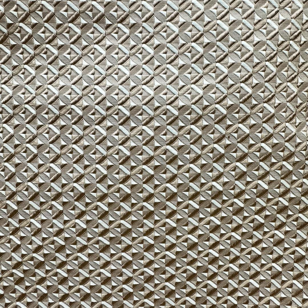 美品 長尺 ■ 本場筑前博多織 大倉織物 誠之輔 琥珀織 八寸全通名古屋帯 切子