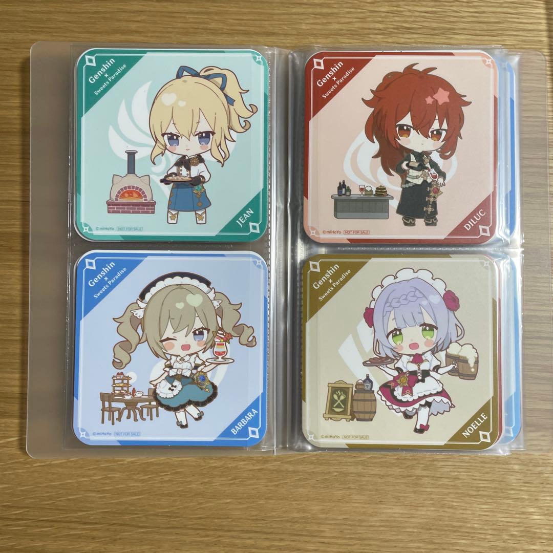 原神 スイパラコラボ 1-3弾 SDコースター コンプリートセット(バラ売不可)