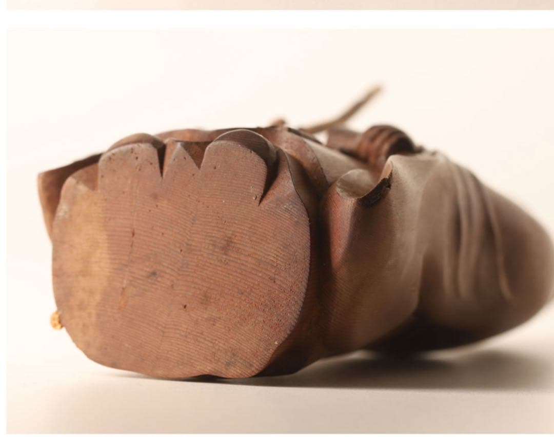 平櫛田中（ 作）木彫寿老人置物 高16cm 共箱