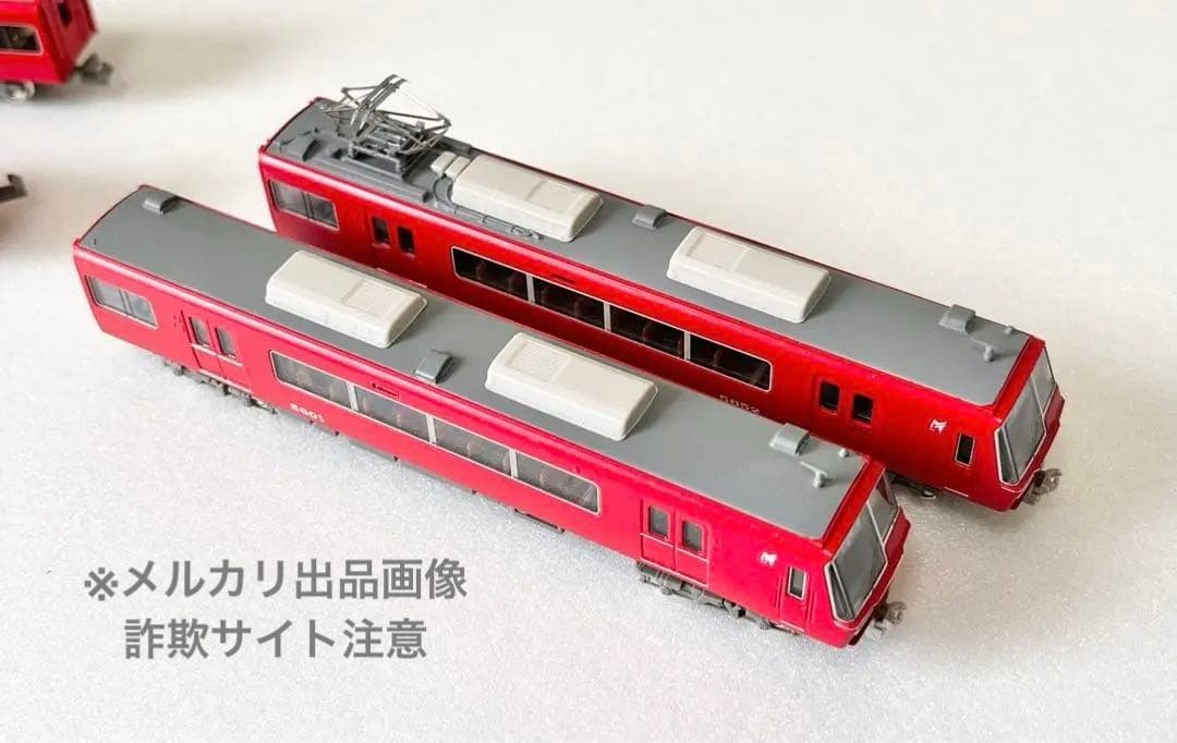 名鉄5600系 GM名鉄5700系改造 切り継ぎ加工 床下機器再現 屋根再現