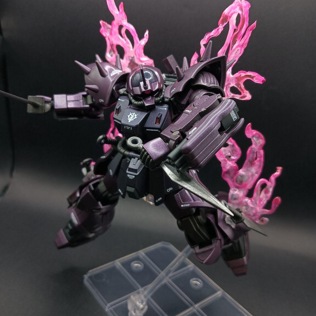 HGUC 1/144イフリートナハトつや消しキャンディ全塗装完成品自作エフェクト