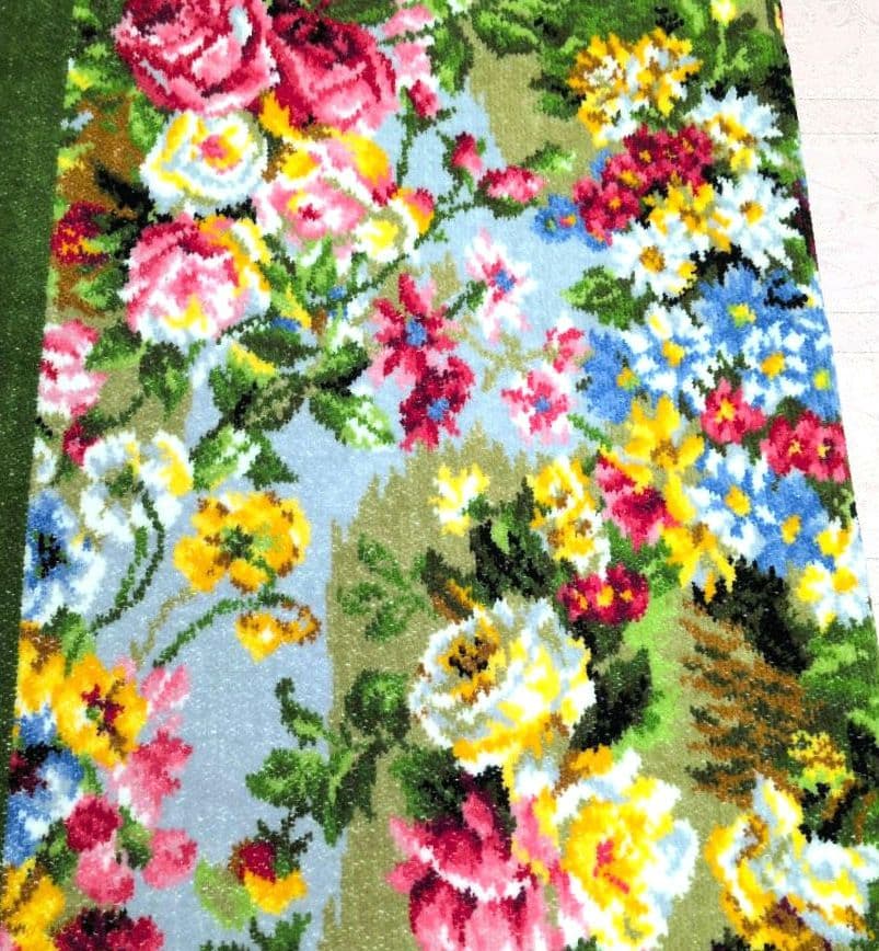 【新品・未使用】FEILER マルチカバー 花柄 75x75cm