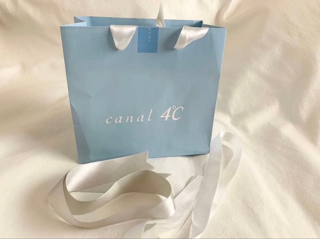 美品 canal 4°C カナル4°C ペアリング 指輪K10 お揃いペアルック