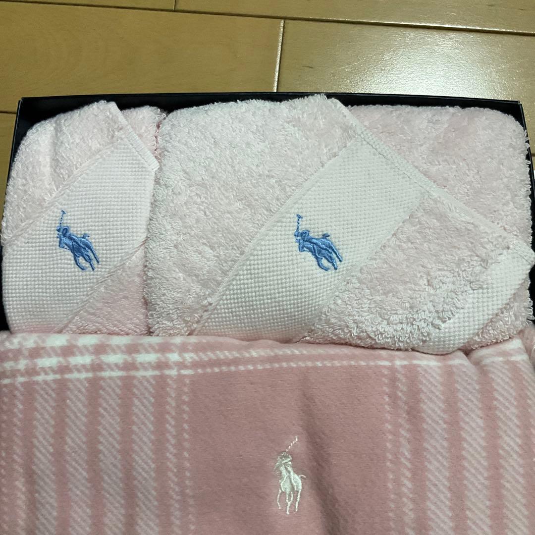 【新品未使用】Ralph Lauren アイランドブランケット&タオルセット