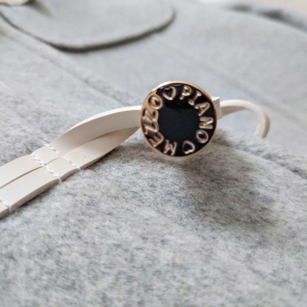 美品 mezzo piano 160 フェイクファー ダッフルコート ウール