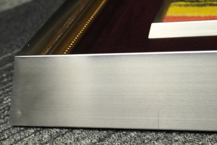 京都 西陣 川島織物 薔薇 額装 希少品 呉服屋蔵 美品(K-LC926)