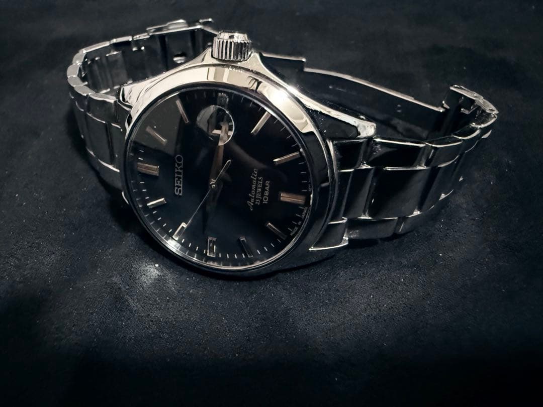 SEIKO 自動巻き時計 ブラック SZSB012 限定