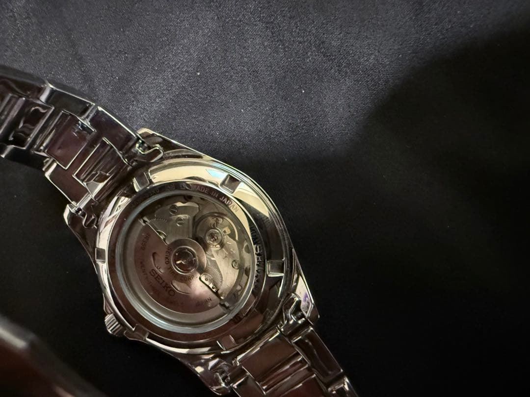 SEIKO 自動巻き時計 ブラック SZSB012 限定