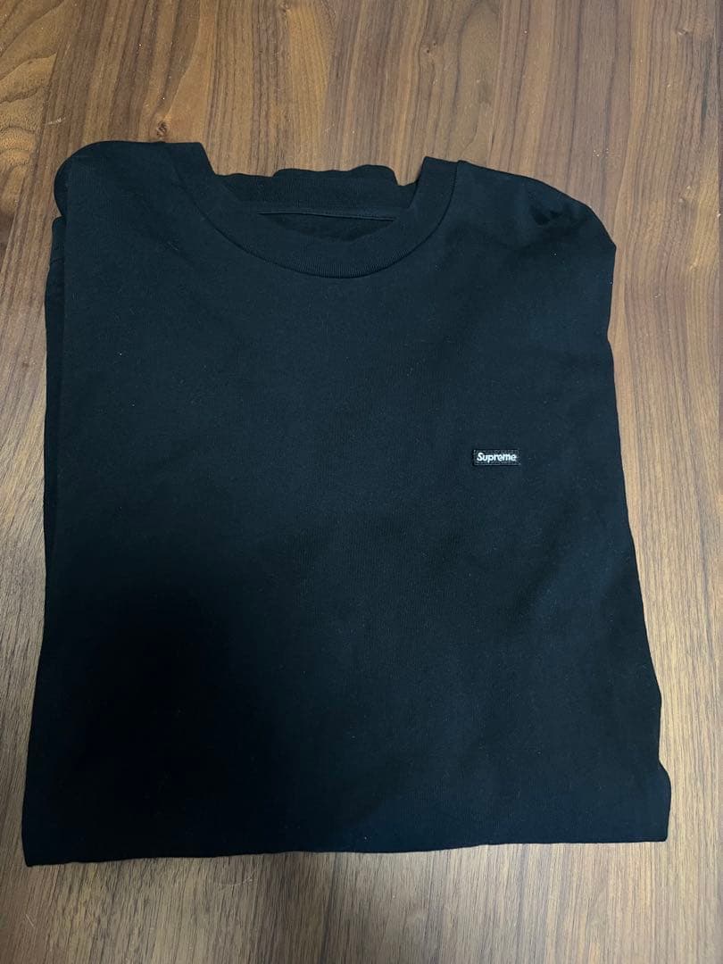 Supreme ブラック ロングTシャツ Lサイズ