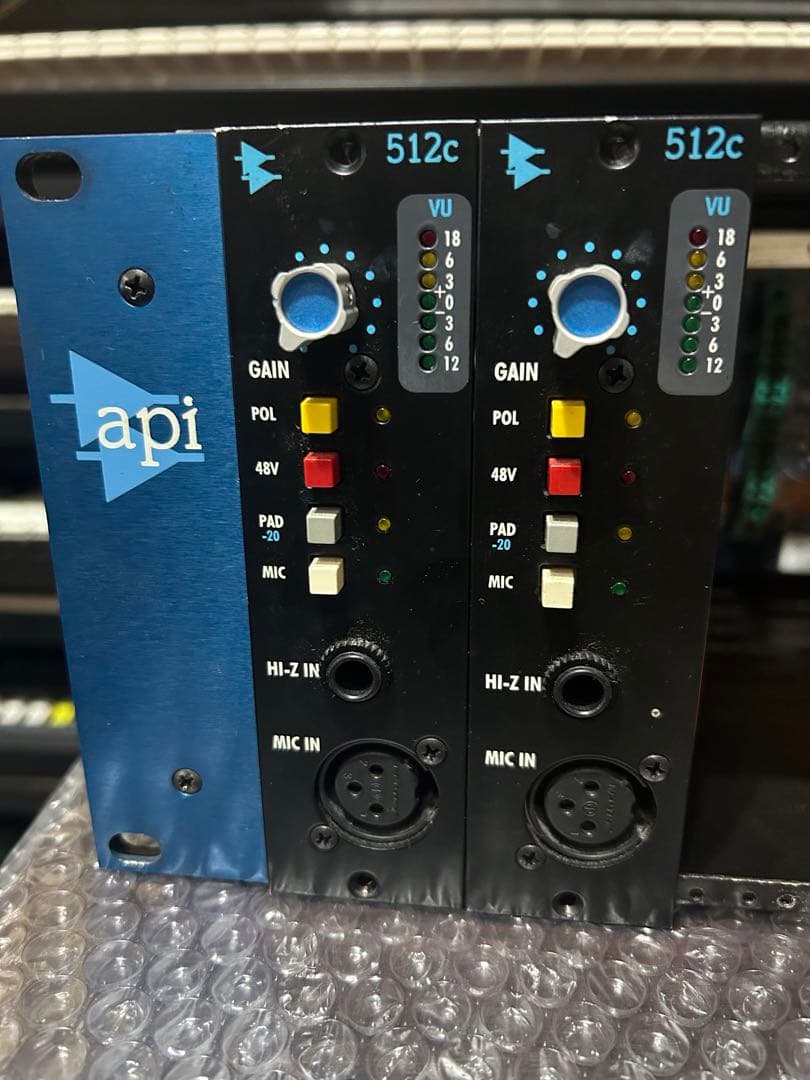 API 512c マイクプリアンプ 【2010年製ペア】 10760・10766