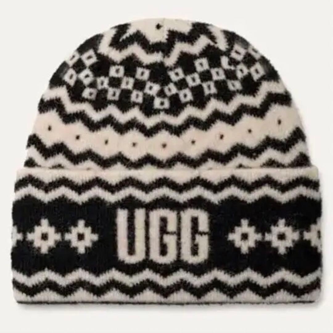 UGG 幾何学模様 ニット帽