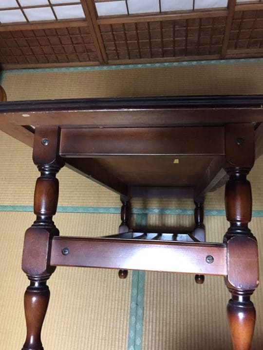 送料込 古民家レトロ 机  昭和お洒落 和洋