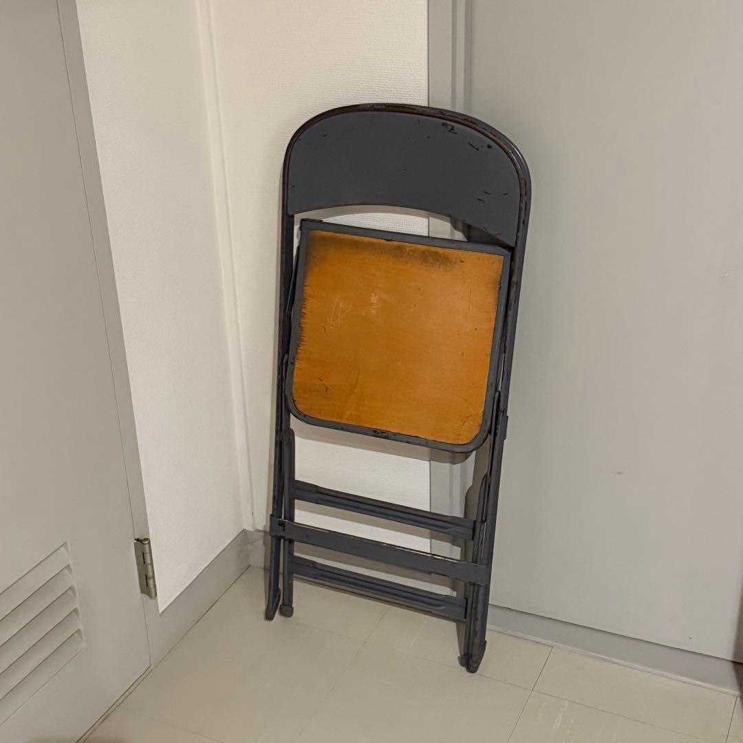 ビンテージ　折りたたみ椅子