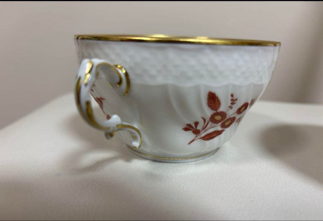 未使用近極美品　リチャードジノリ レット コック カップ&ソーサー✨イタリア1客
