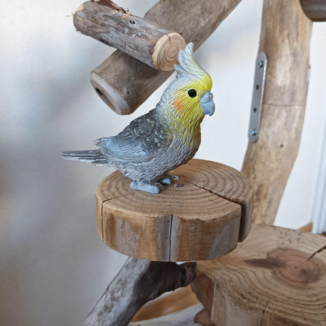 tarusiru バードアスレチックジム大型 天然木 自然木 流木 インコ