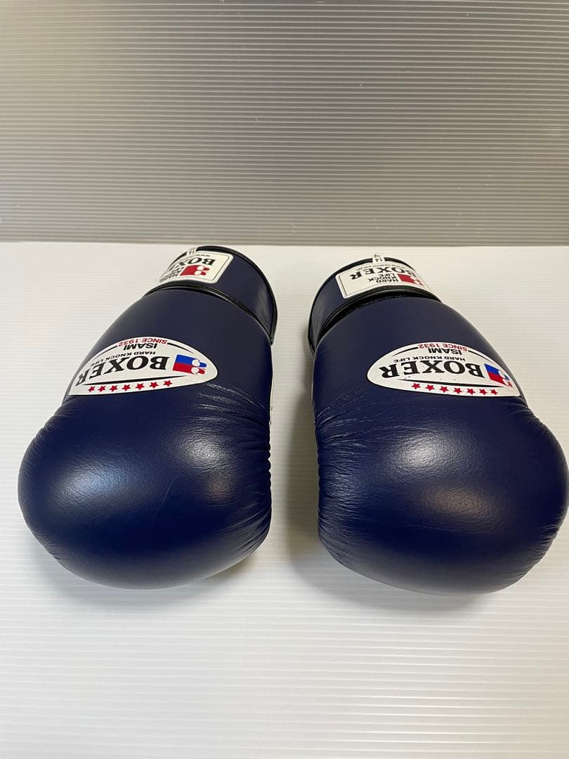 ISAMI BOXER 14oz ネイビー ボクシンググローブ