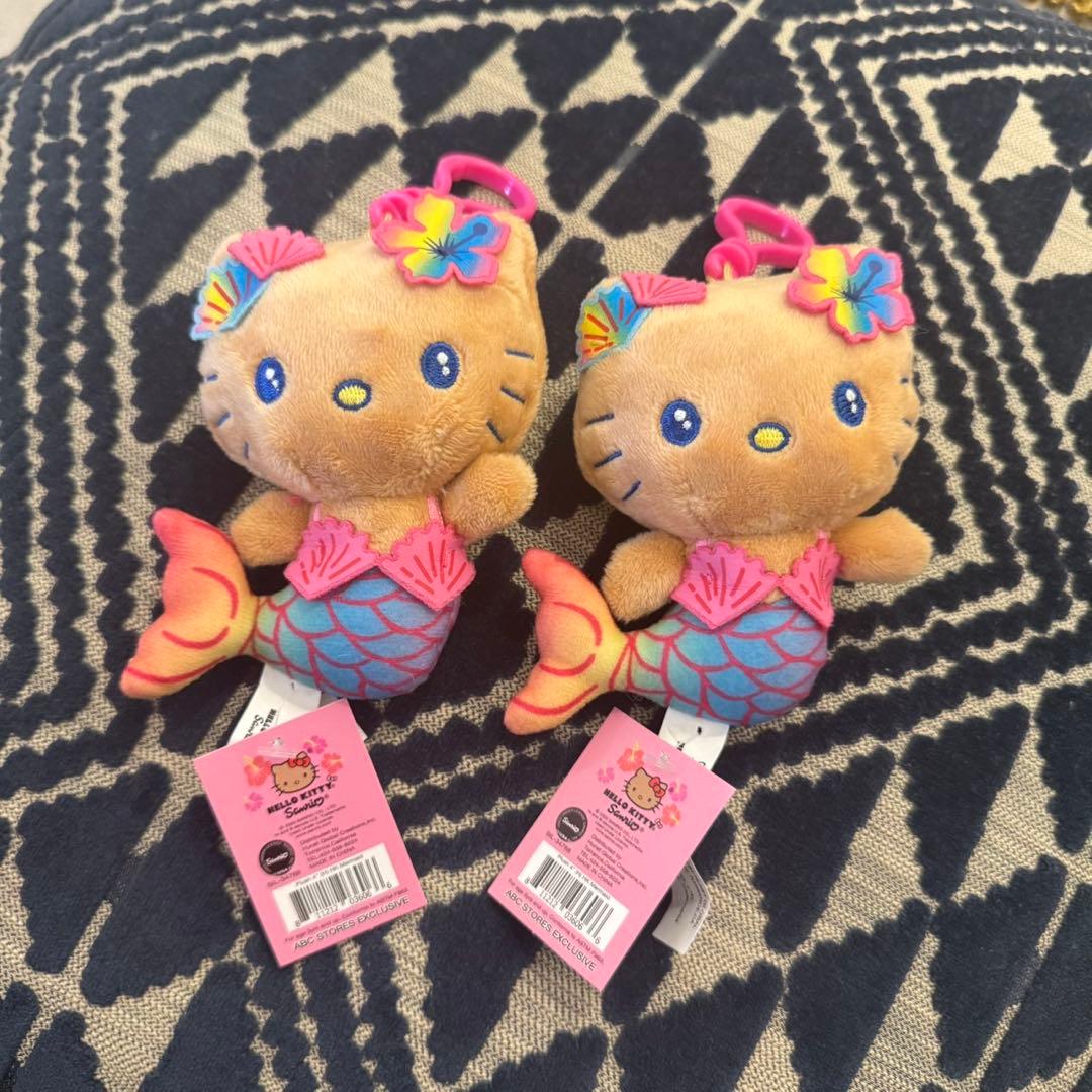 ハローキティ 人魚 マーメイド 日焼けキティ　ハワイ限定 日本未発売 2個セット