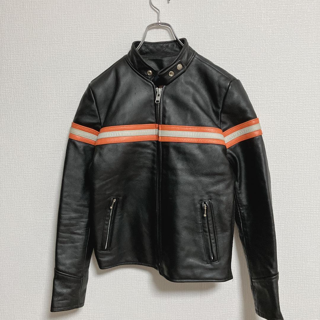 Reminiscence本革レザーライダースジャケット36シングルレミニッセンス