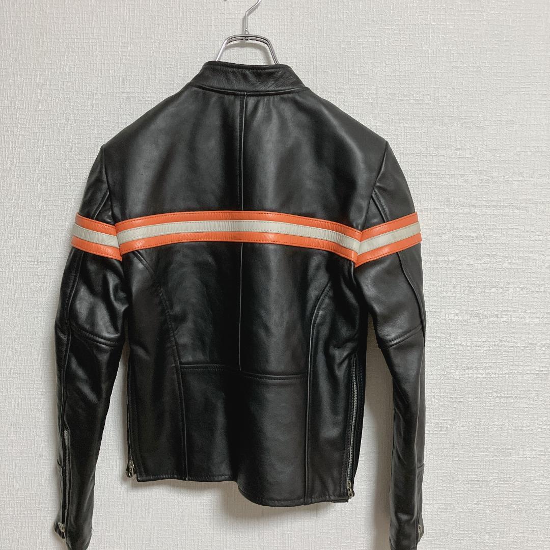 Reminiscence本革レザーライダースジャケット36シングルレミニッセンス