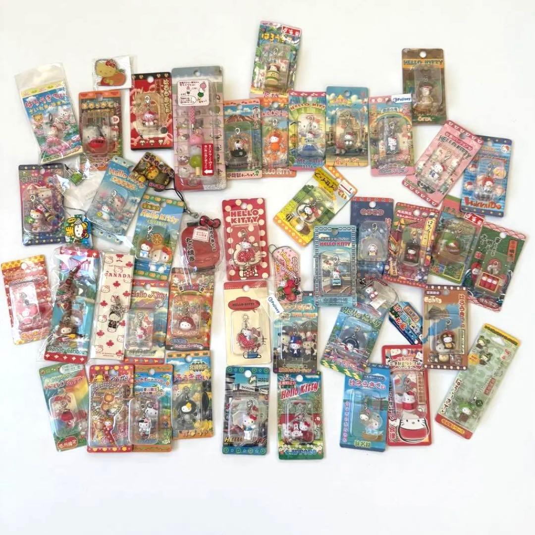 ハローキティ レア　ストラップ　ファスナーマスコットなど 51点　海老名　限定