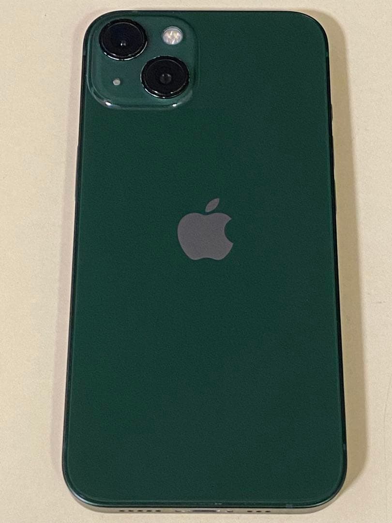 iPhone13 グリーン 128GB SIMフリー 新品画面※付属品付き