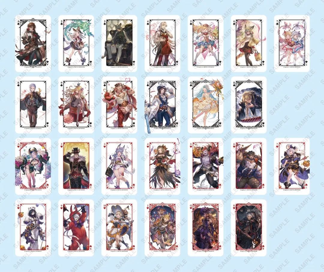 グランサイファキッチントランプ4周年　コンプセット　バラ対応可能