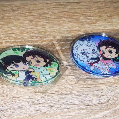 鬼滅の刃 キャラグッズ　胡蝶・煉獄・禰豆子・炭治郎 ほか▶バッチ・ラバー ほか