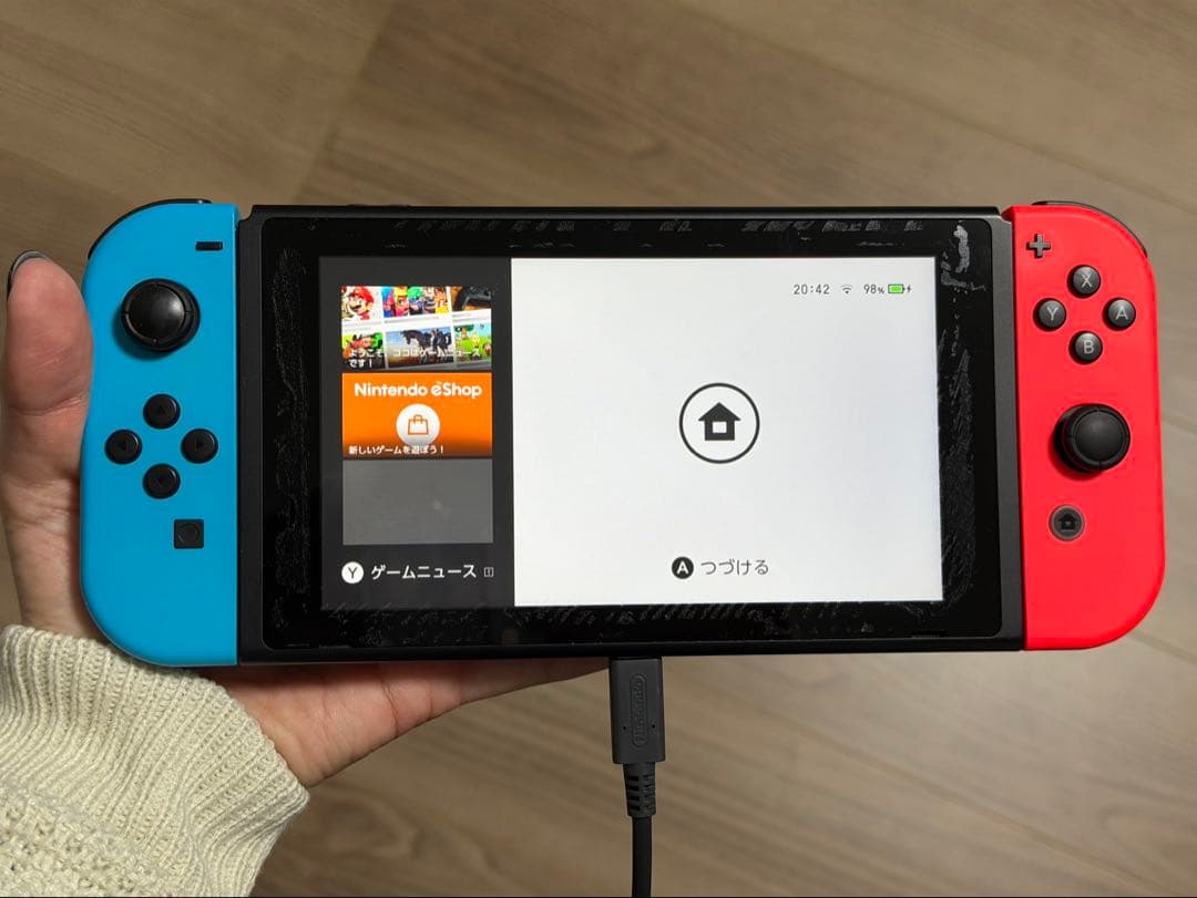 Nintendo Switch ニンテンドースイッチ本体　ネオン