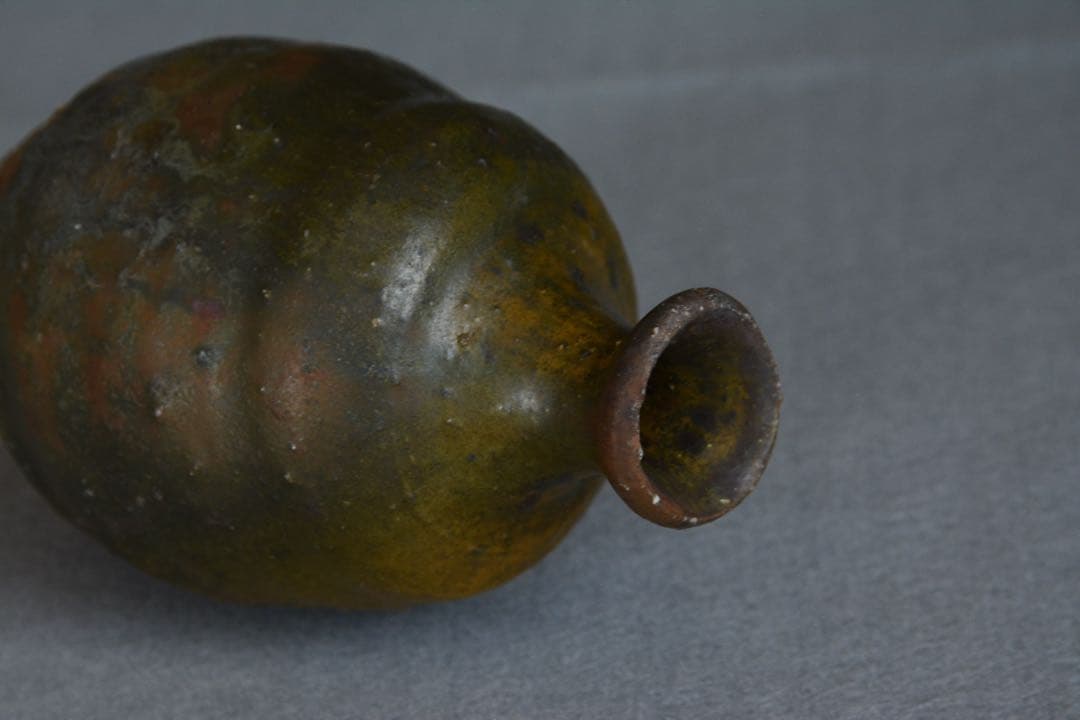 コマイヌ様●【川上清美】黒唐津 徳利