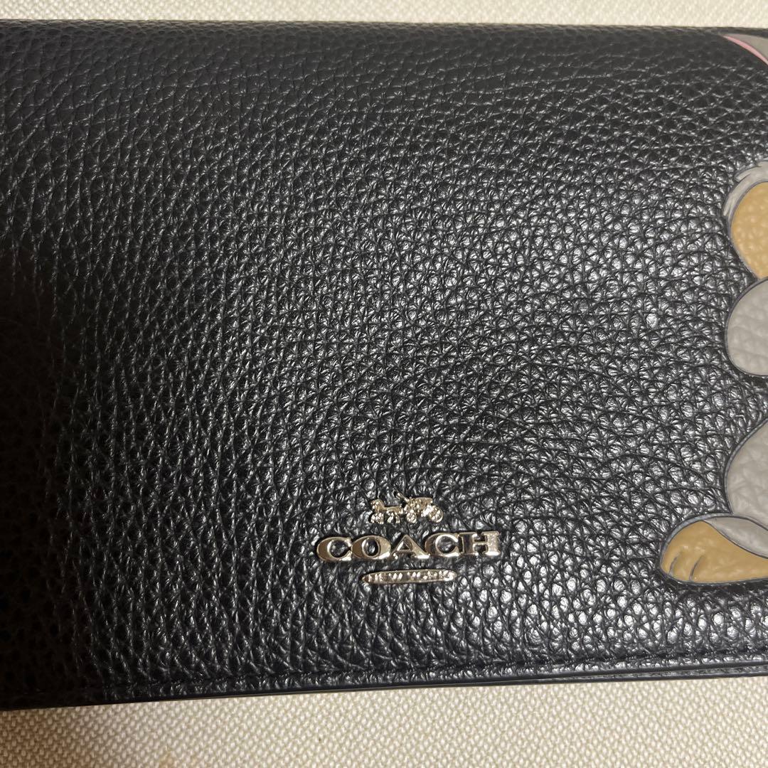 COACH とんすけ　コラボ　ウォレットバッグ