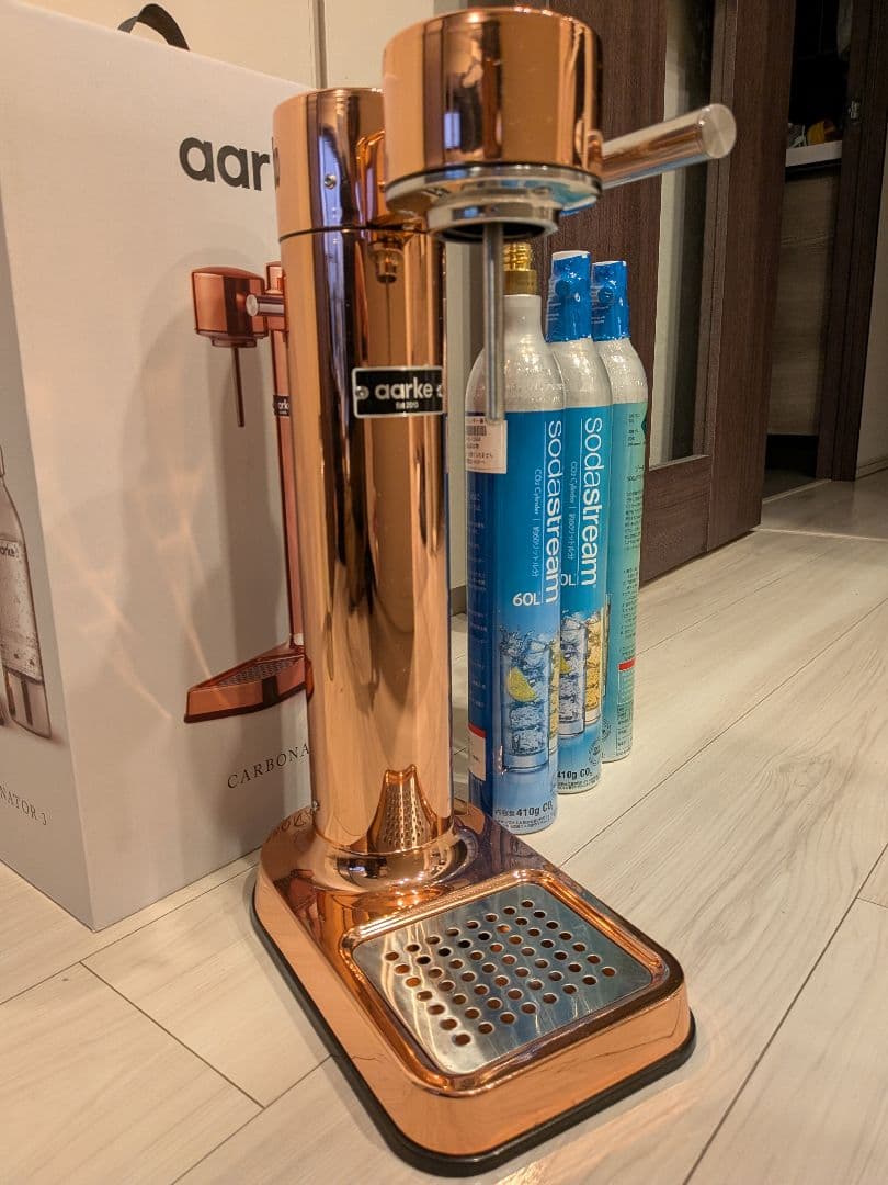 美品 aarke Carbonator 3 未使用ボトル＆ガスシリンダー付