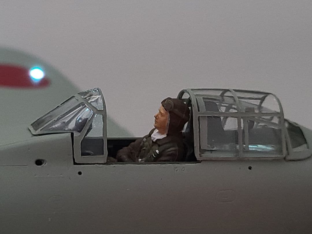 零式艦上戦闘機21型 坂井三郎搭乗機リアルモーターライズ完成品 タミヤ1/48