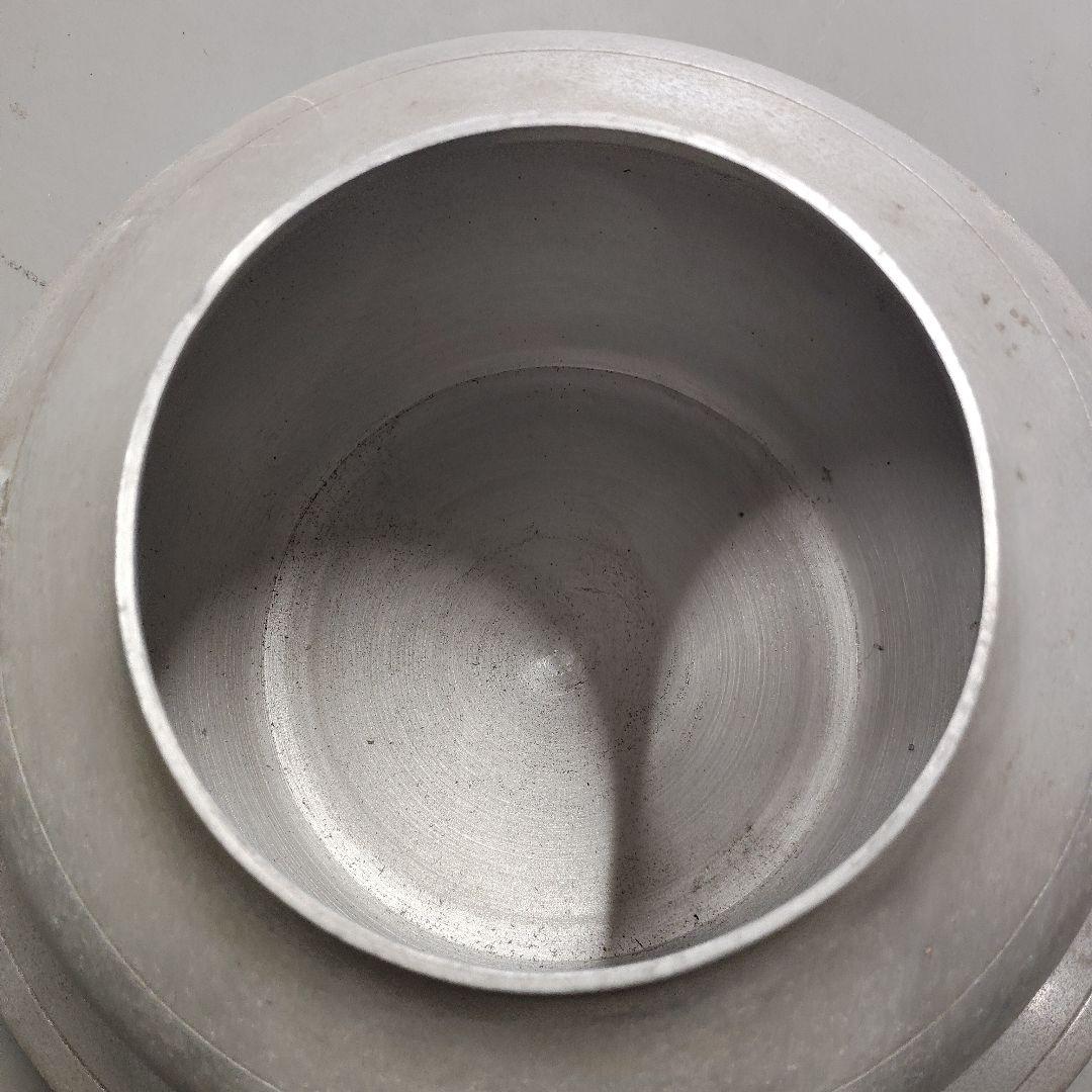 アルミニウム製 茶釜 赤いつまみ付き