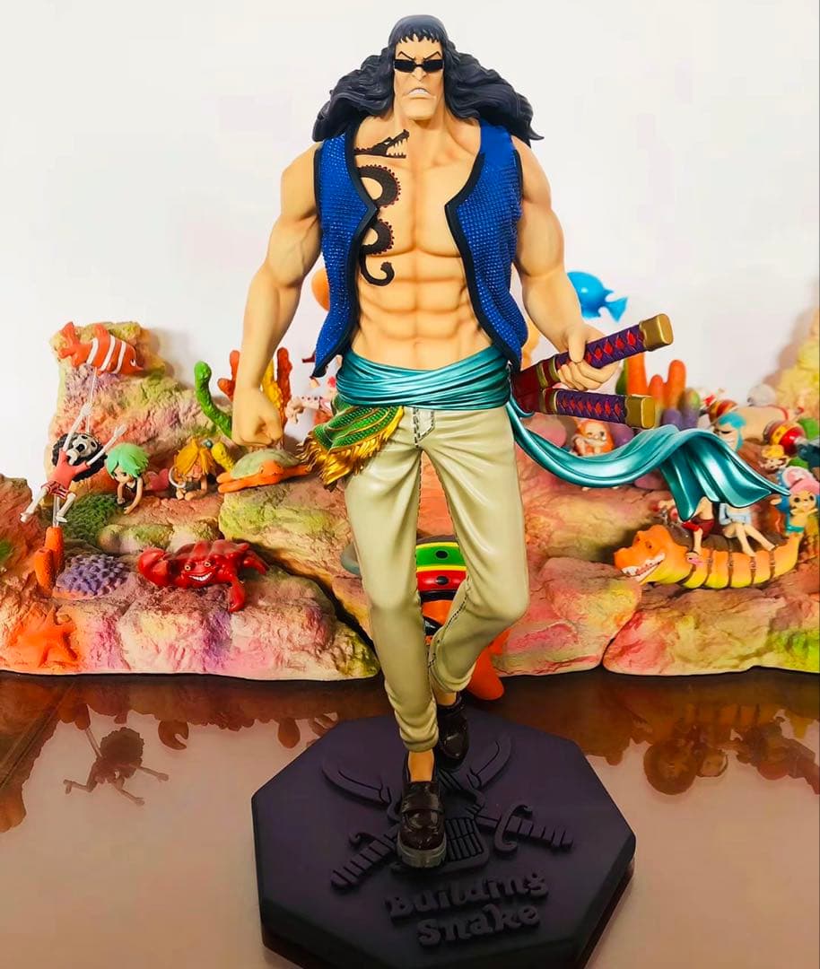 ワンピース スネイク ガレージキット ガレキ スタチューX①