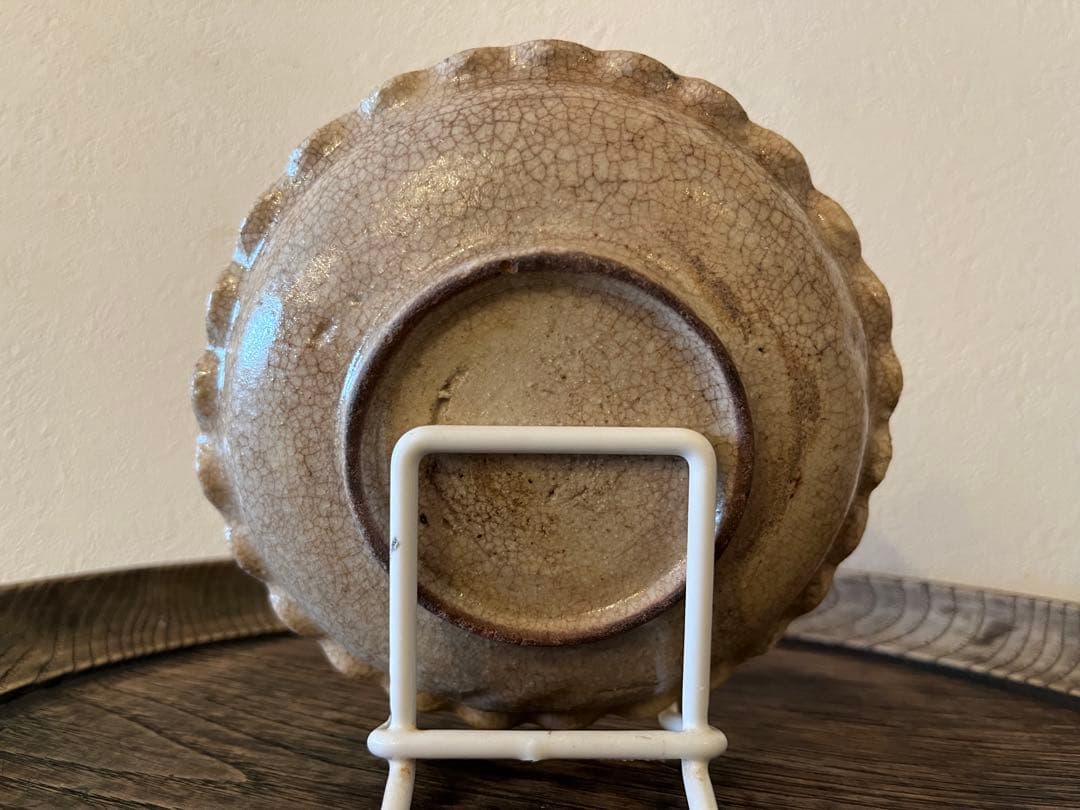 御深井焼 輪花皿【13cm】