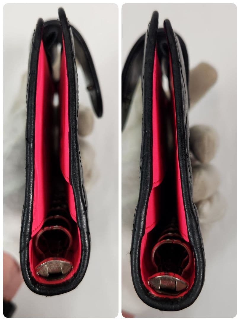 CHANEL カンボンライン システム手帳カバー 手帳ケース ラムスキン ココ