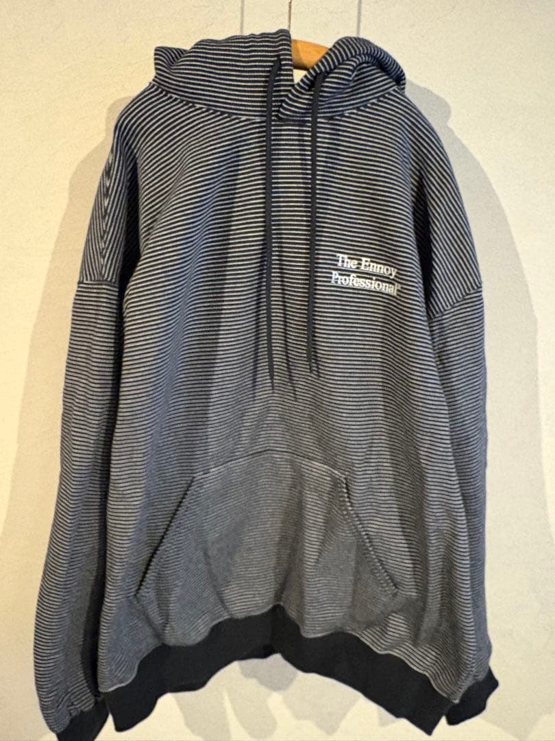 ENNOY BORDER HOODIE SWEAT（2024年XXL） 最終