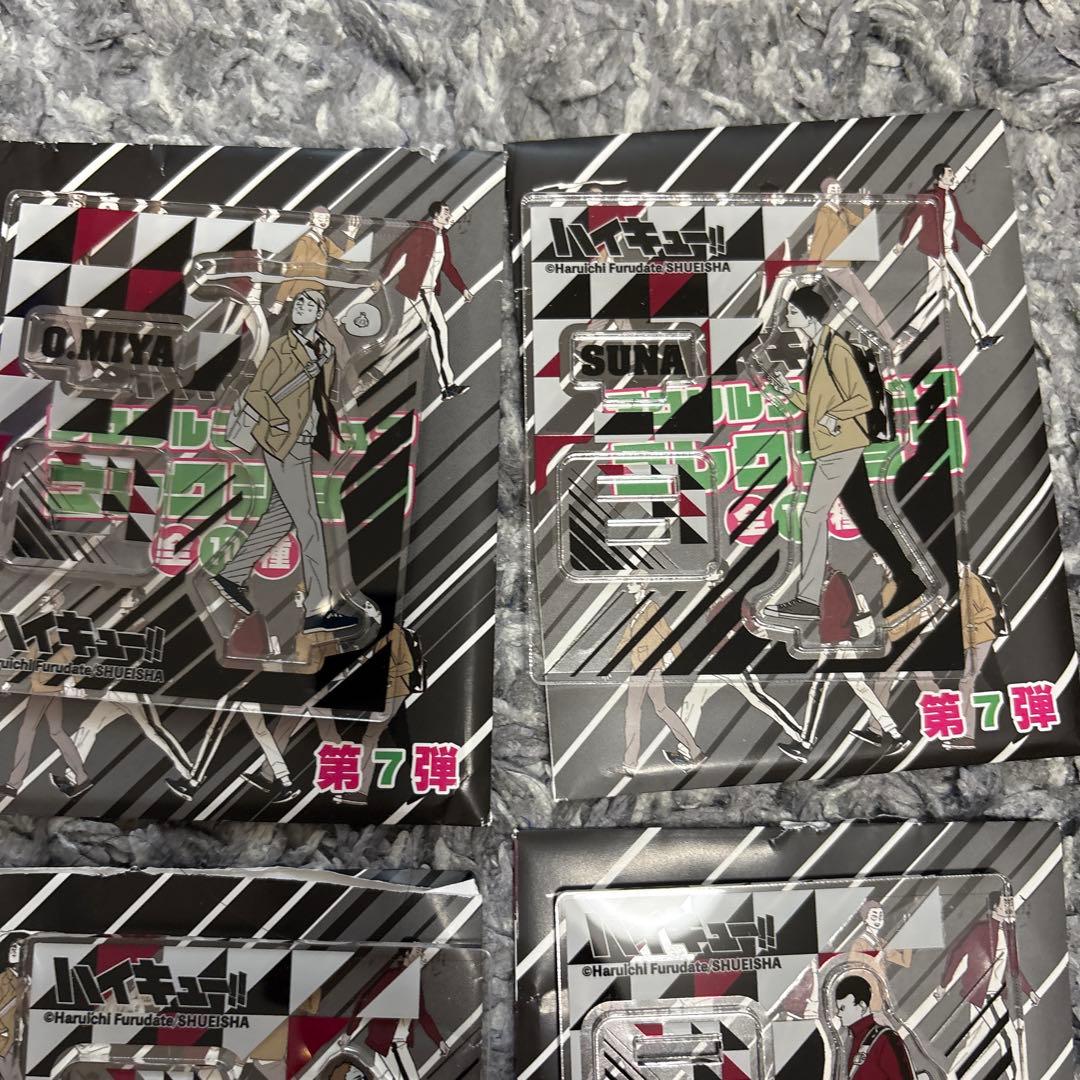 ハイキュー　アクリルフィギュアコレクション　稲荷崎　北　宮侑　角名　コンプセット