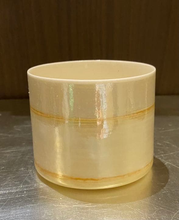 旅茶碗　半筒形　モダン　シェルのような輝き　茶箱　茶道