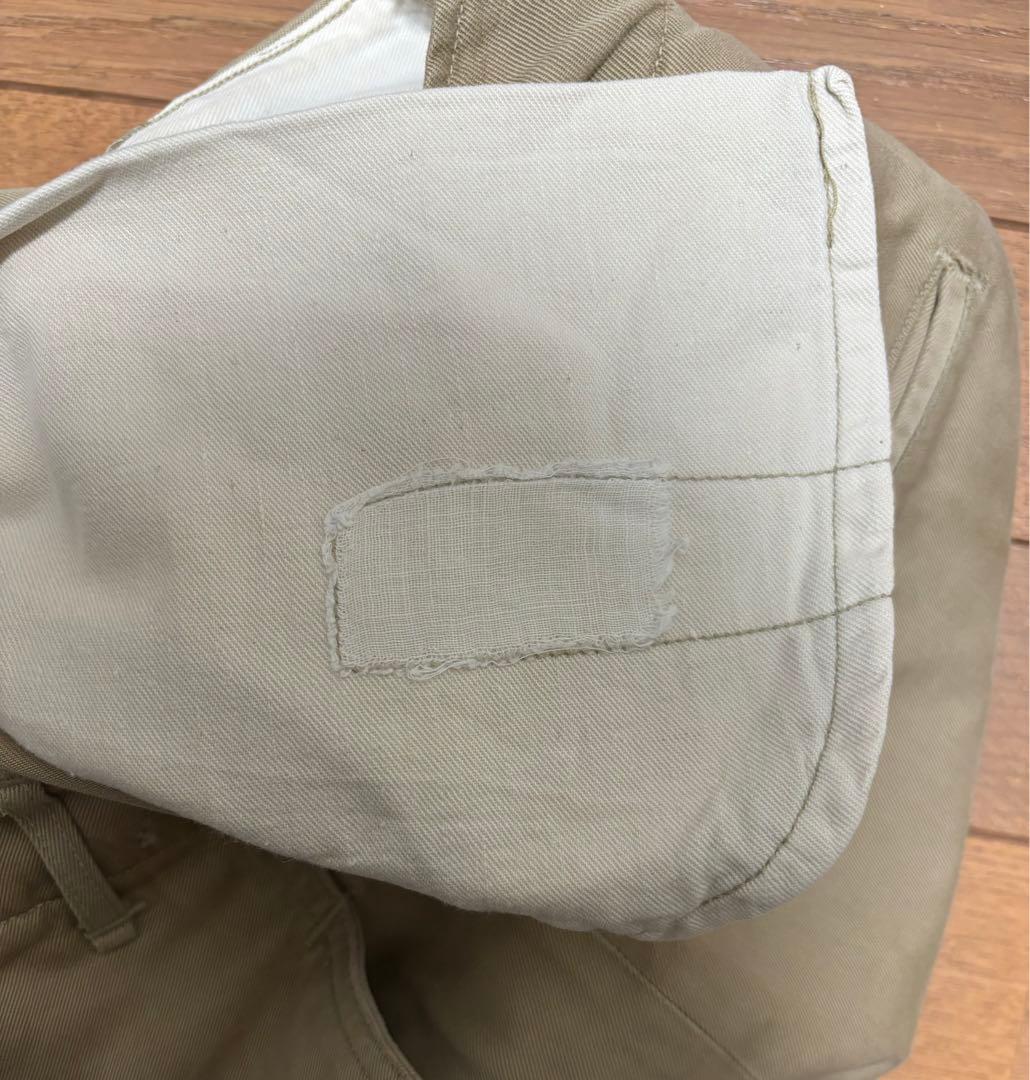 US ARMY M-43 チノパン 40s 軍パン ヴィンテージ ガスフラップ