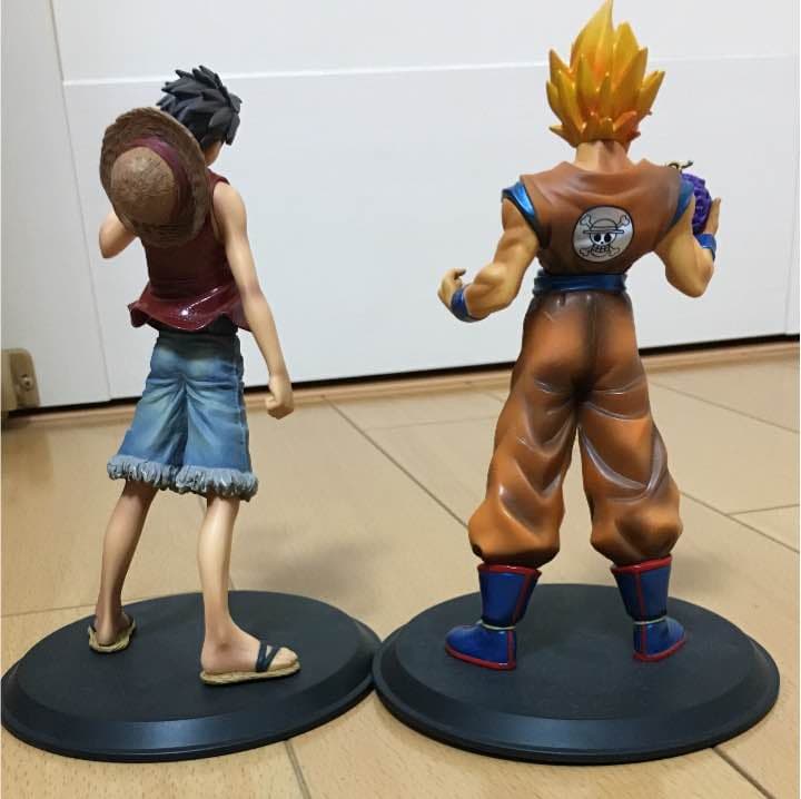 悟空×ルフィ フィギュア ドラゴンボール ワンピース