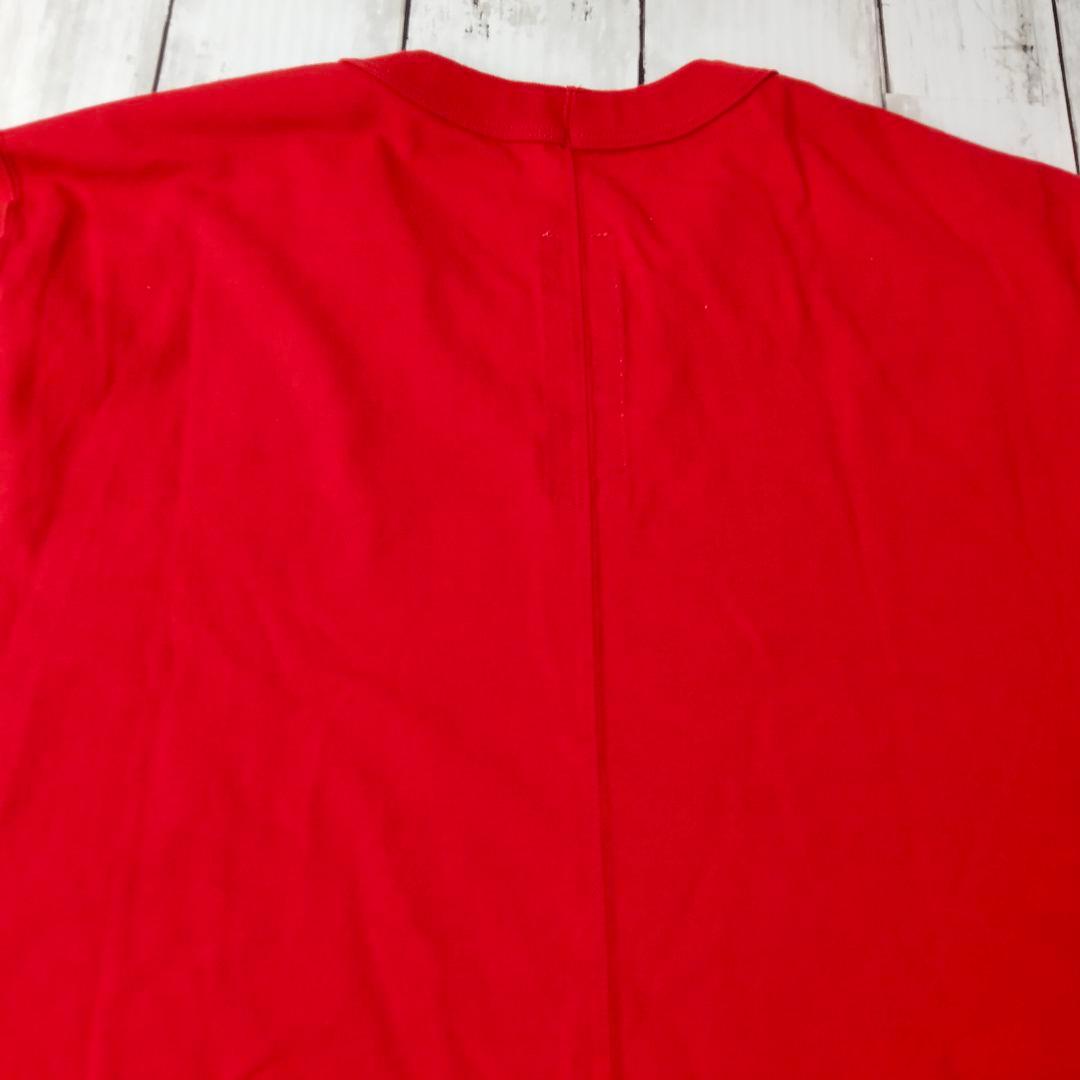 リックオウエンス【美品】Tシャツ　Ｌサイズ　RICK OWENS　赤
