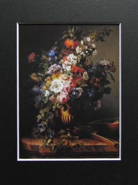 Ｆ・Ｌ・Ｙ・フォンタネ、花、超希少、新品額付、状態良好