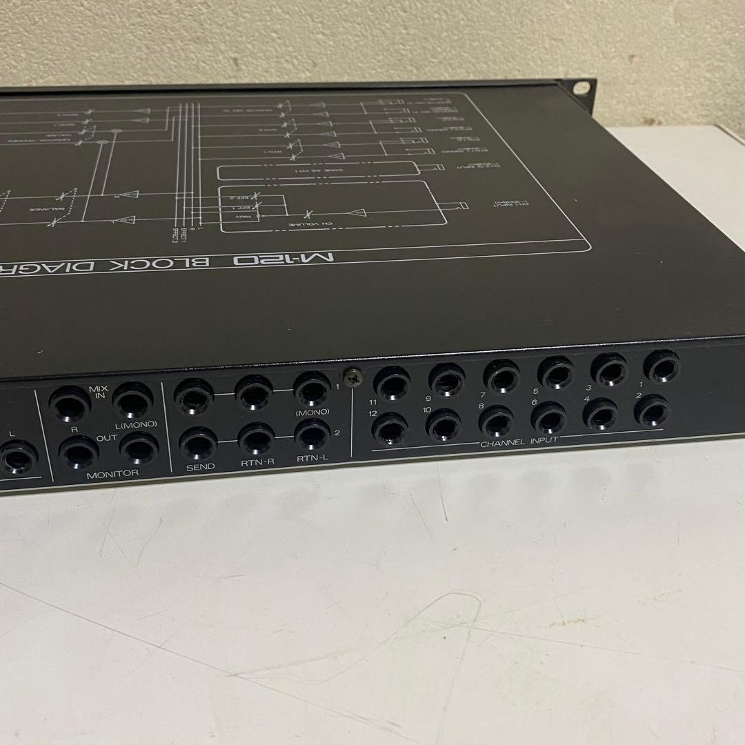 通電確認済み ローランド LINE MIXER ラインミキサー M-120