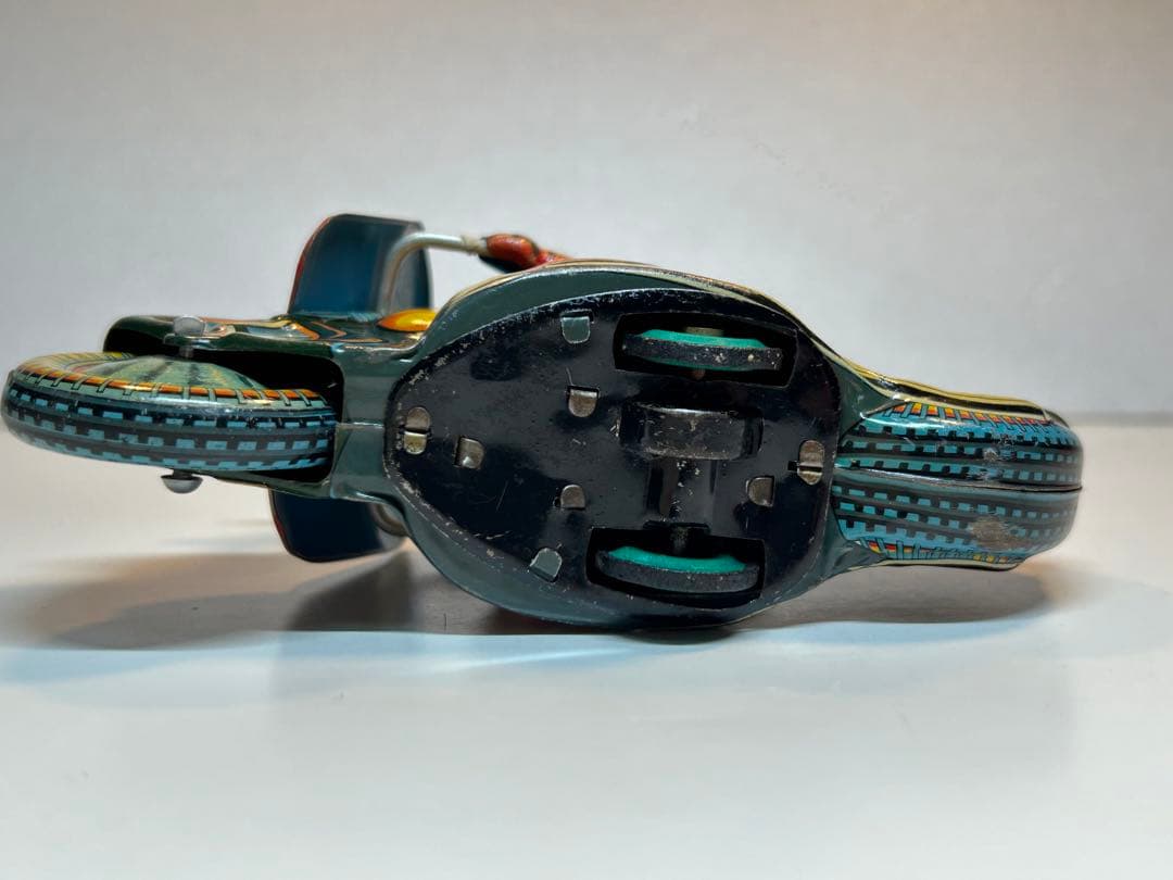 当時物 ブリキ 1950s タイヨー社製 ミリタリーバイク トミカ 大盛屋