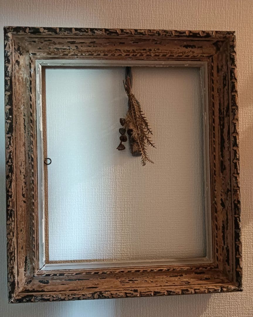 特大ビンテージ額縁　アンティーク額縁　油絵　水彩画