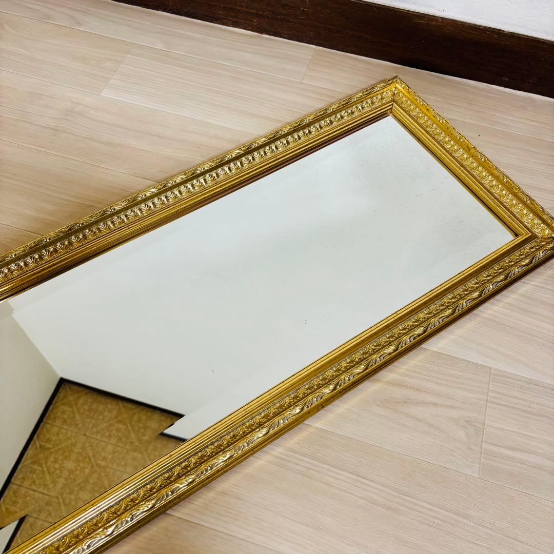 【希少品】　ビンテージ　イタリア製　ミラー　壁掛け　ウォールミラー　送料込み