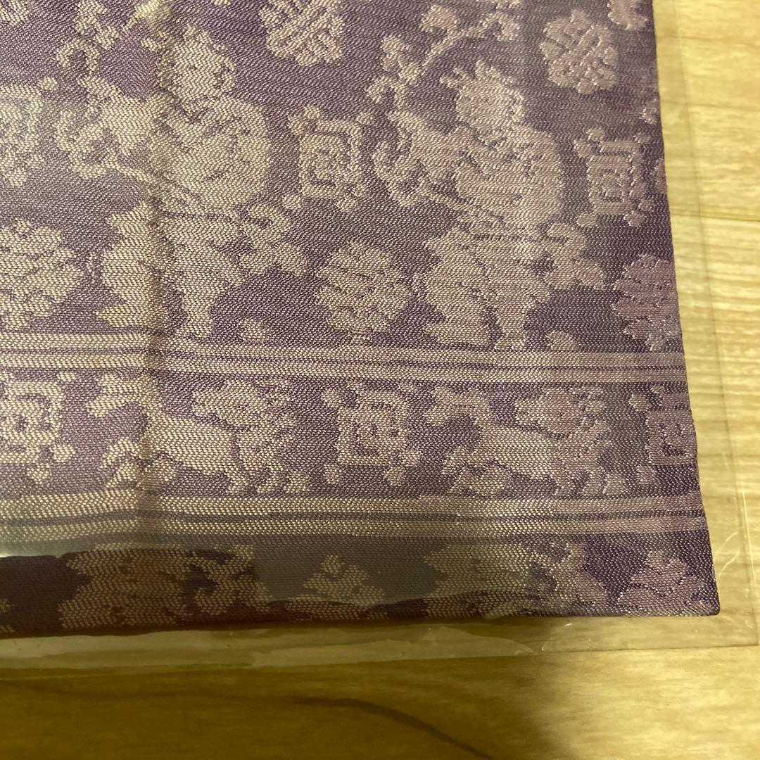 貴重 正絹 古帛紗 仙臺平 甲田綏郎 仙台平織元 重要無形文化財保持者